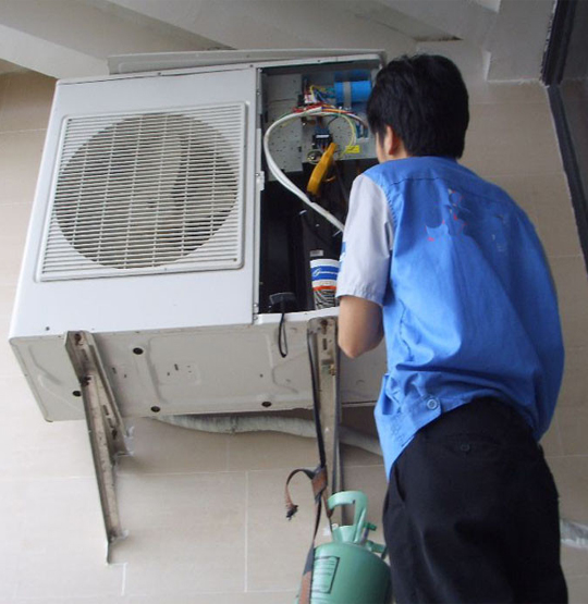 矿区空调开机无反应维修